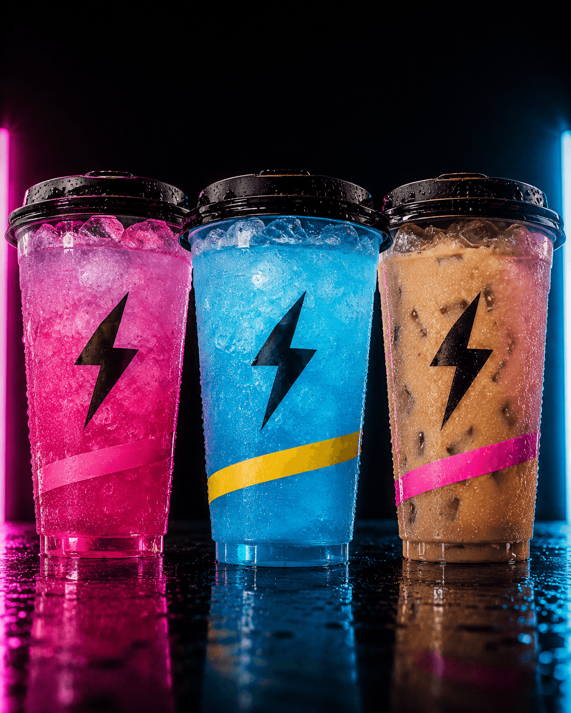 Three signature CRUST CTRL drinks
